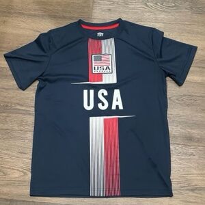 USA Soccer Jersey Style Youth Boys shirt Large